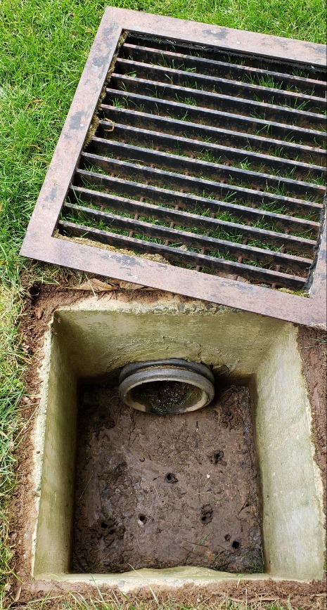 Inspection & Clean-out of Catch Basin Box at Residence in Lower Merion Township, Montgomery County, PA