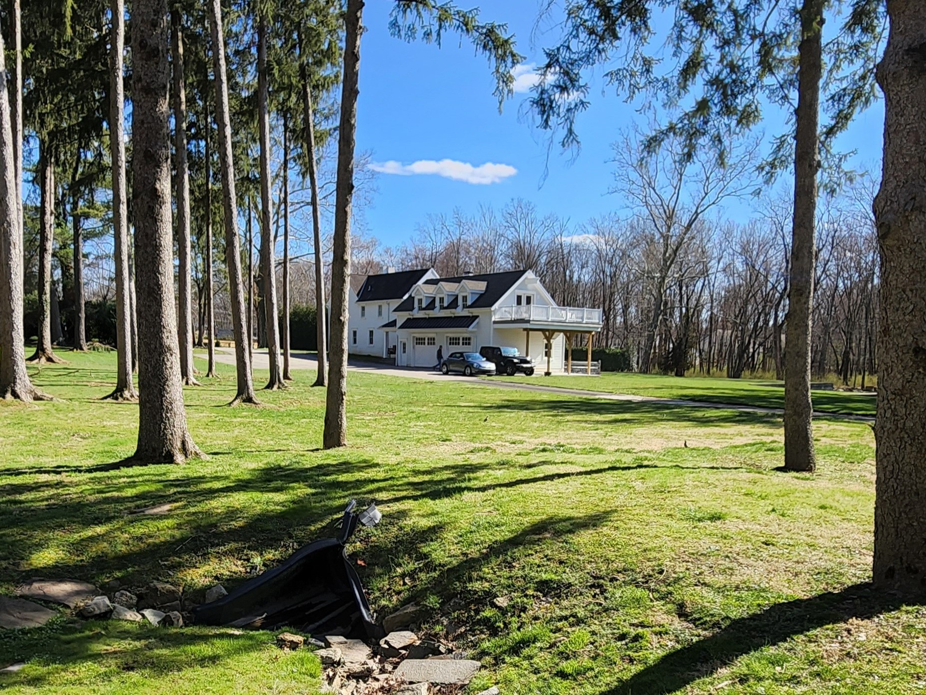 Drainage Outlet at Residence in Whitpain Township, Montgomery County, PA Alta provided various Civil Engineering & Land Development services for this property over the years, including Project Planning, Site Design, Stormwater Management, and Erosion & Sediment Control.